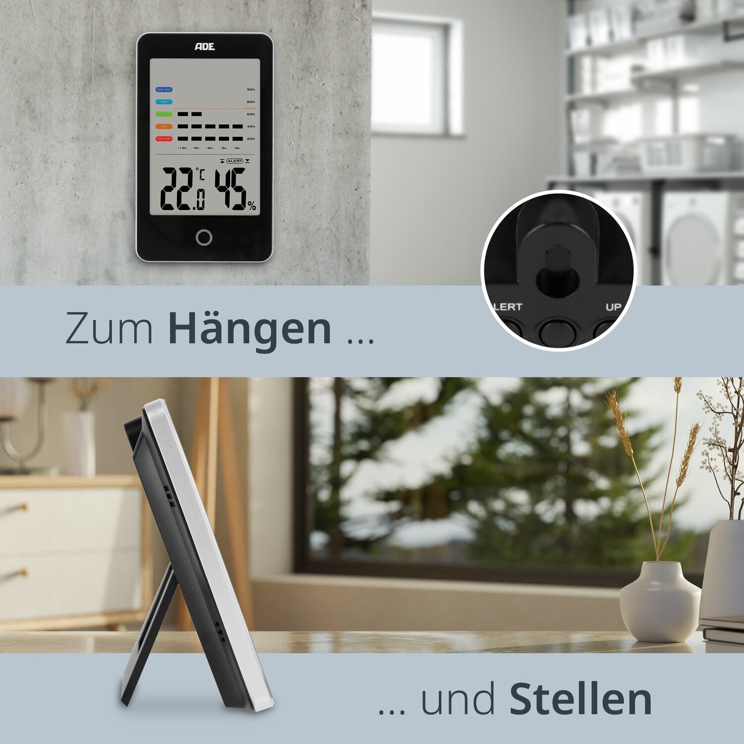 Digitales Thermo-/Hygrometer