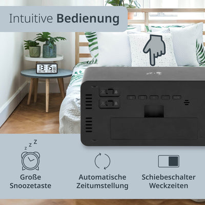 Digitale Tisch- und Wanduhr
