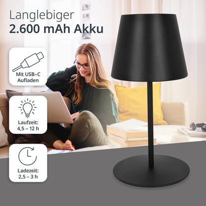 2-in-1 Tisch- und Flaschenleuchte