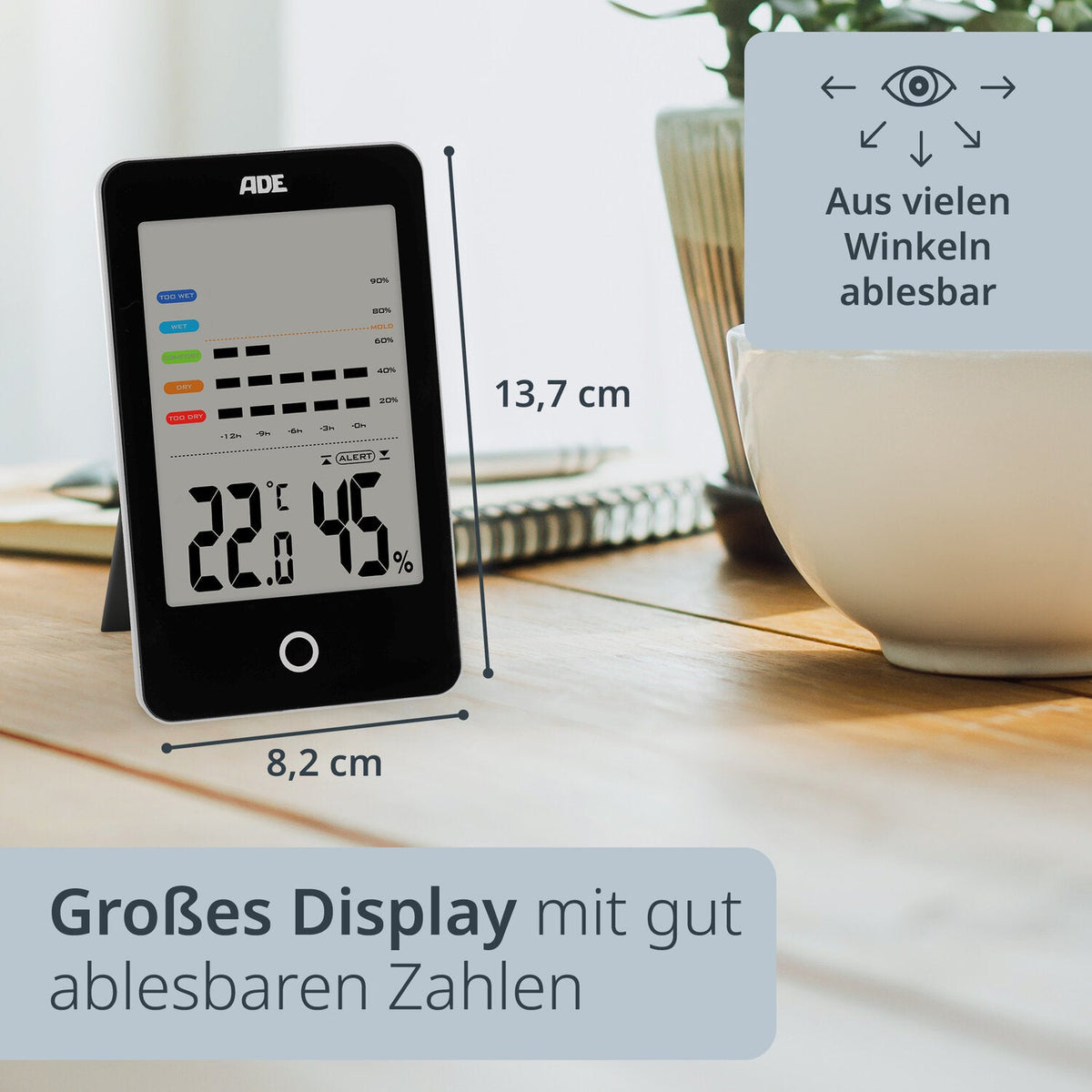 Digitales Thermo-/Hygrometer
