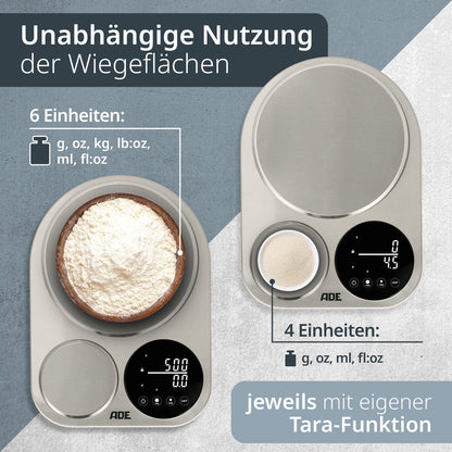 Digitale Dual-Küchenwaage Isabella