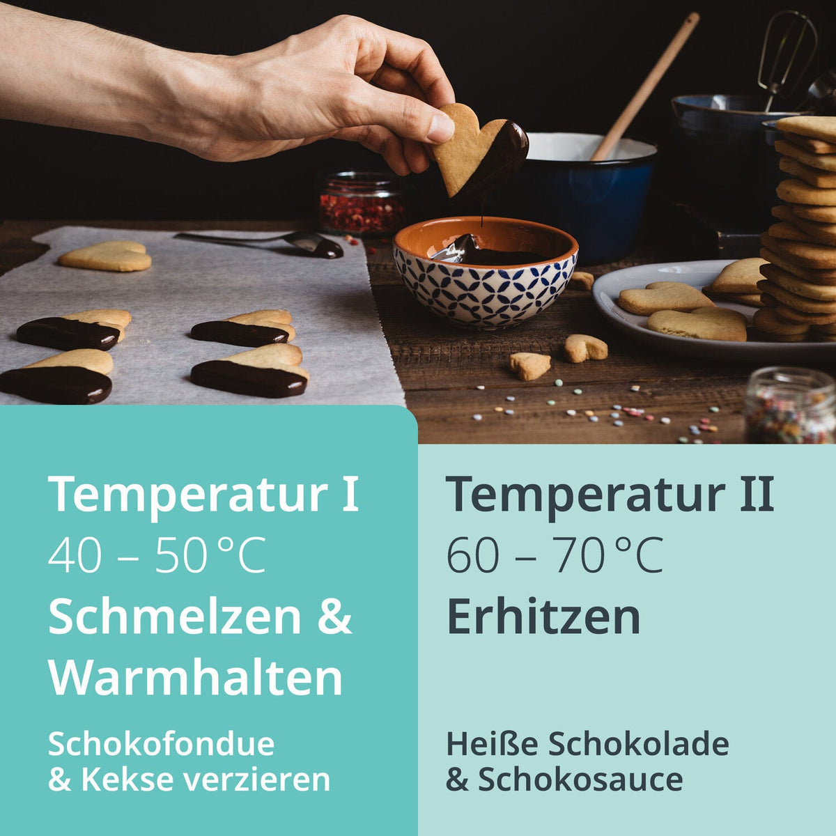 Elektrisches Schokofondue