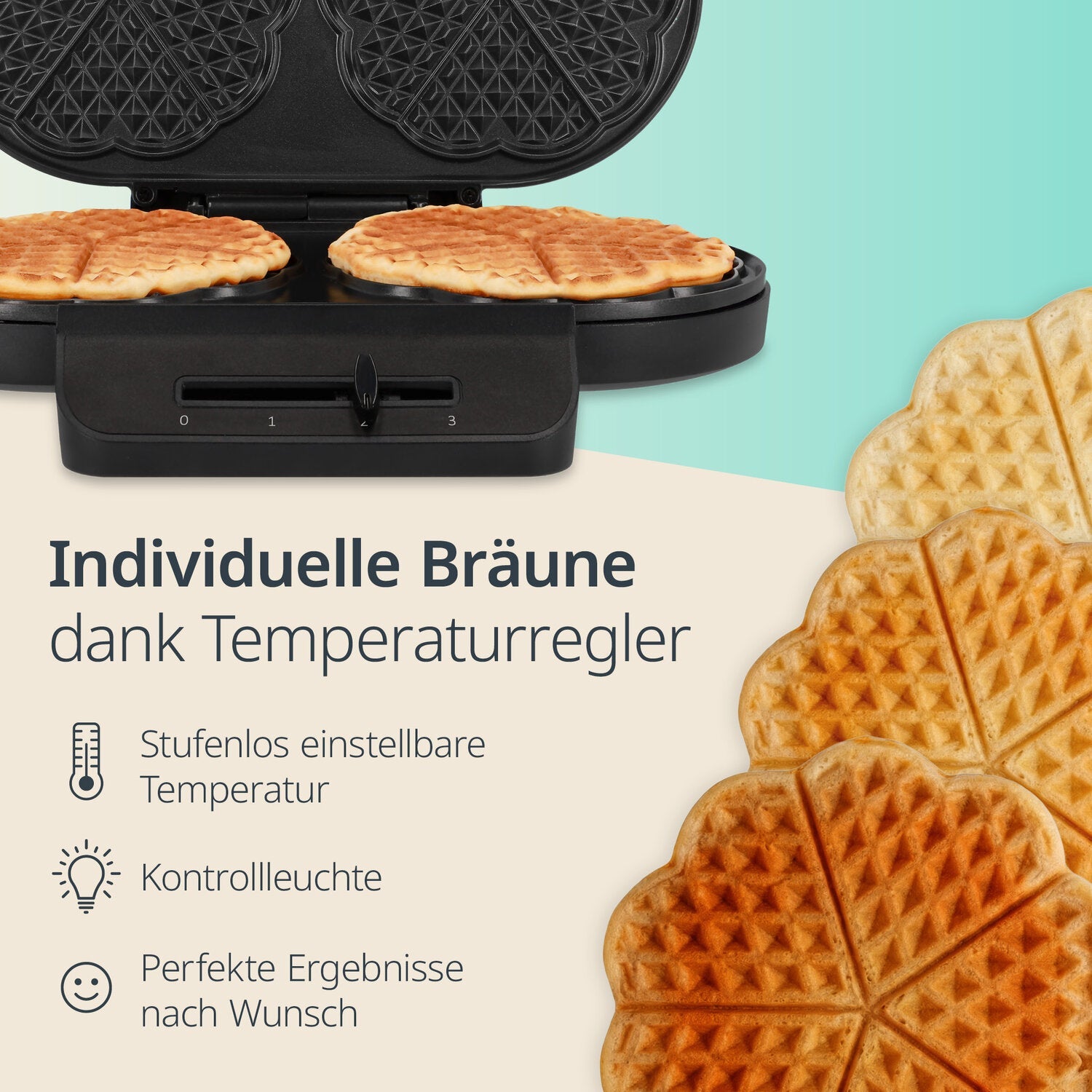 Doppel-Waffeleisen