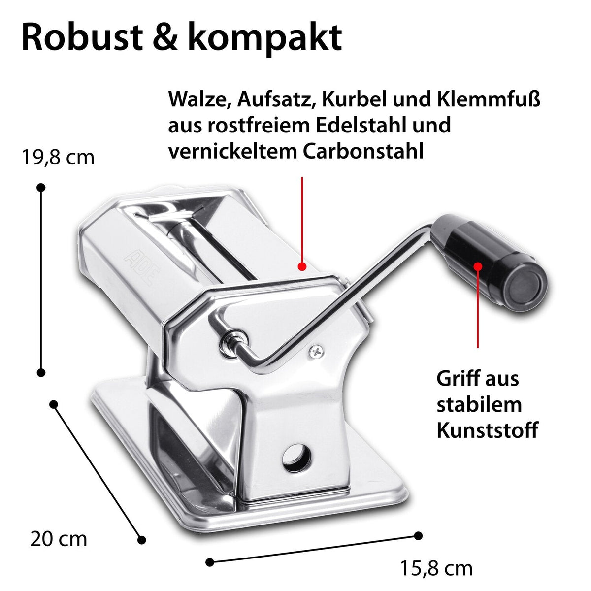 Mechanische Nudelmaschine
