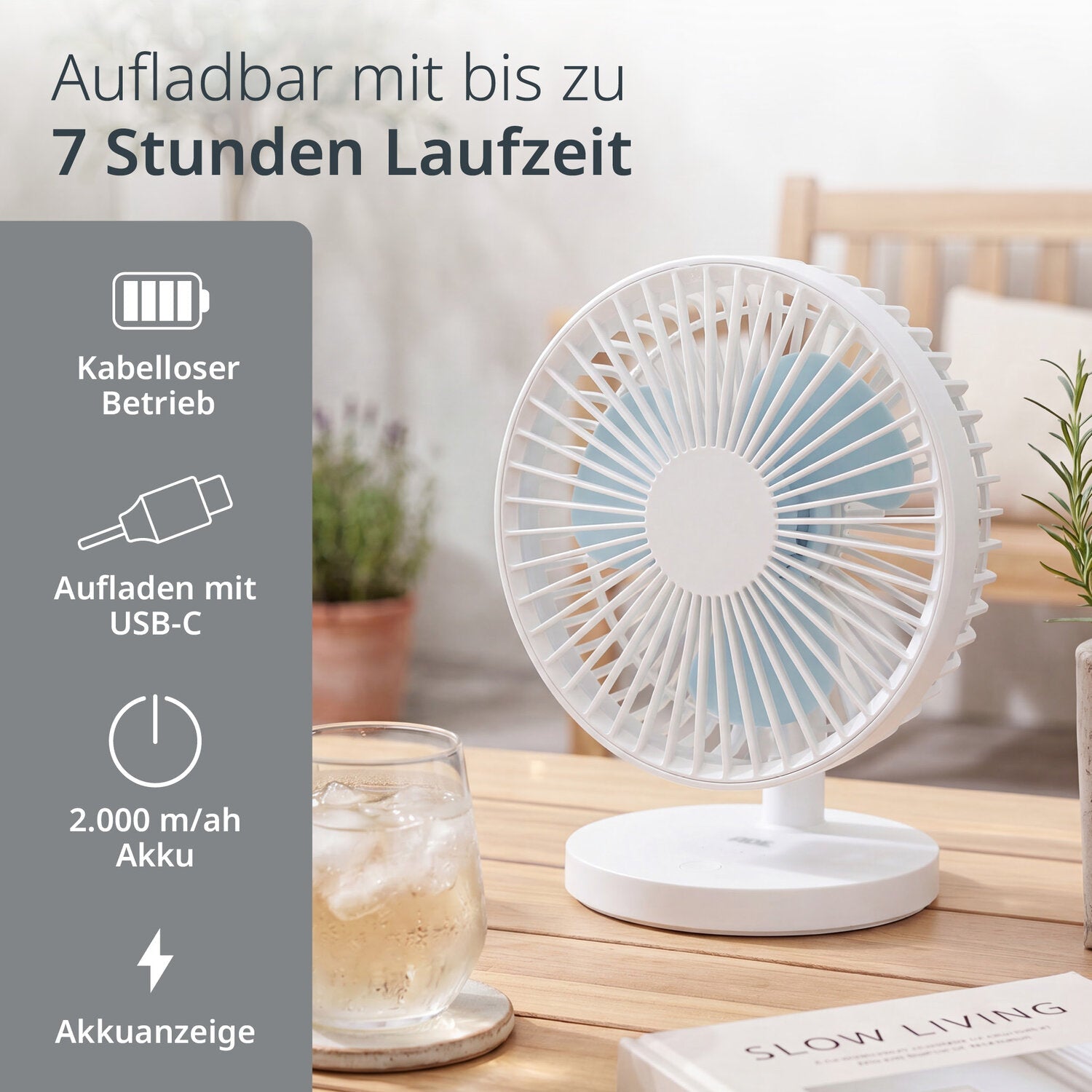 Elektrischer Tischventilator