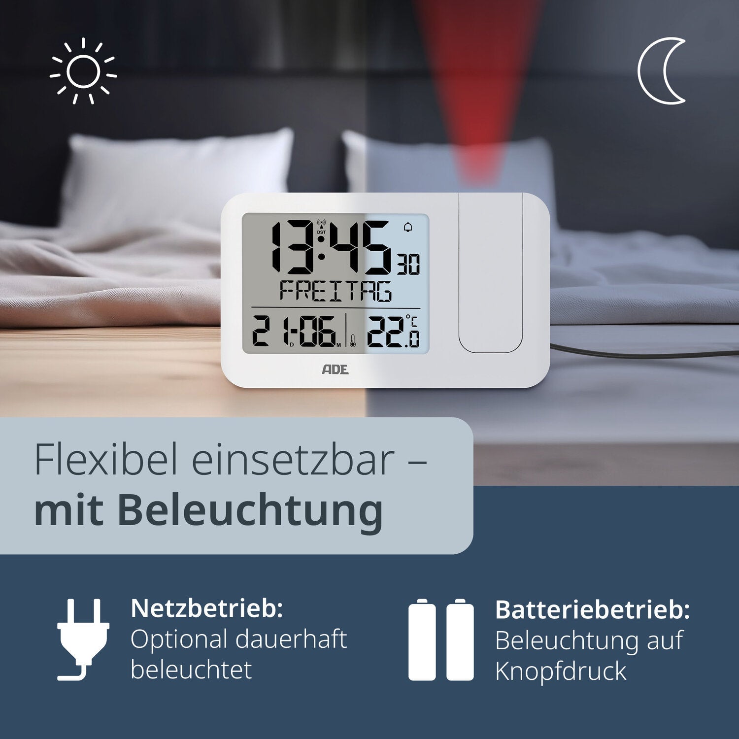 Digitaler Projektionswecker
