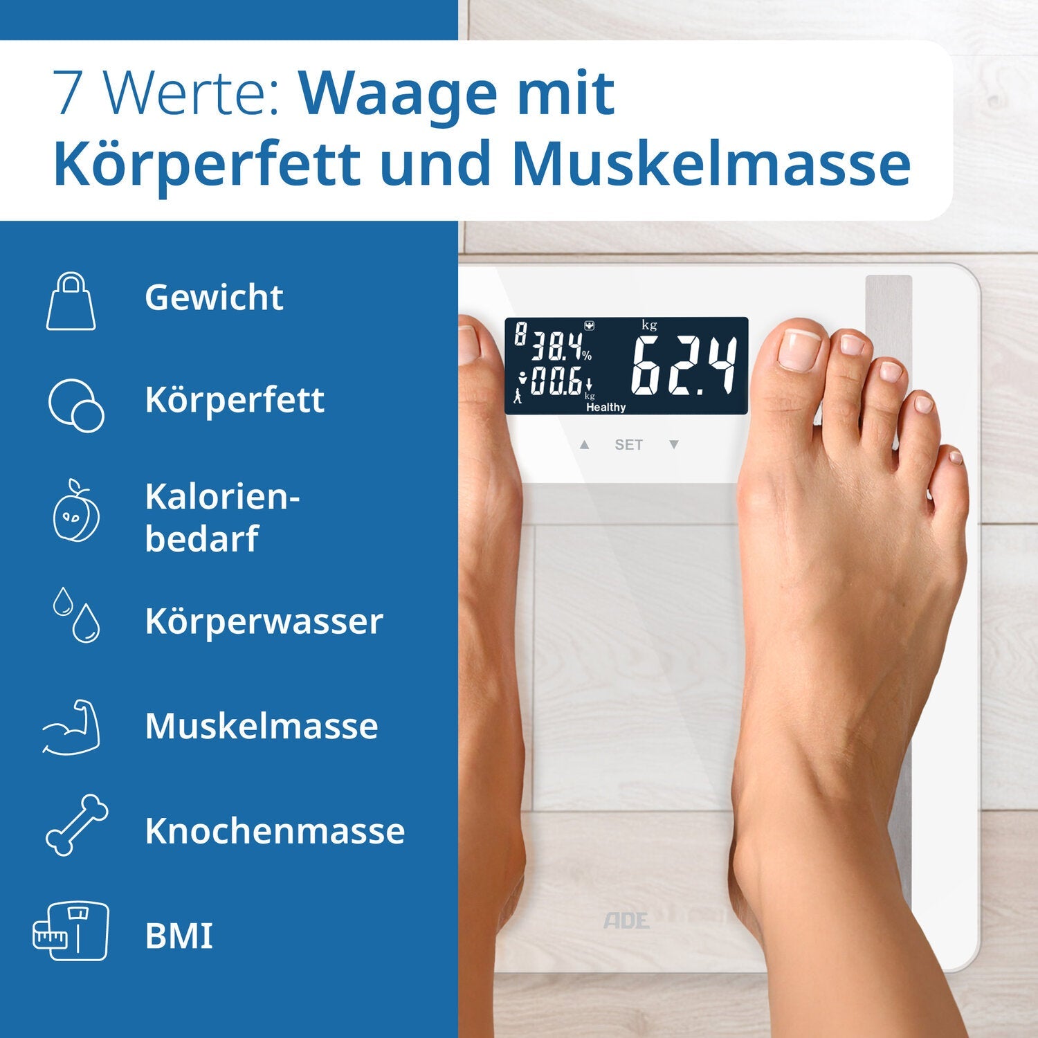 Digitale Körperanalysewaage Ines