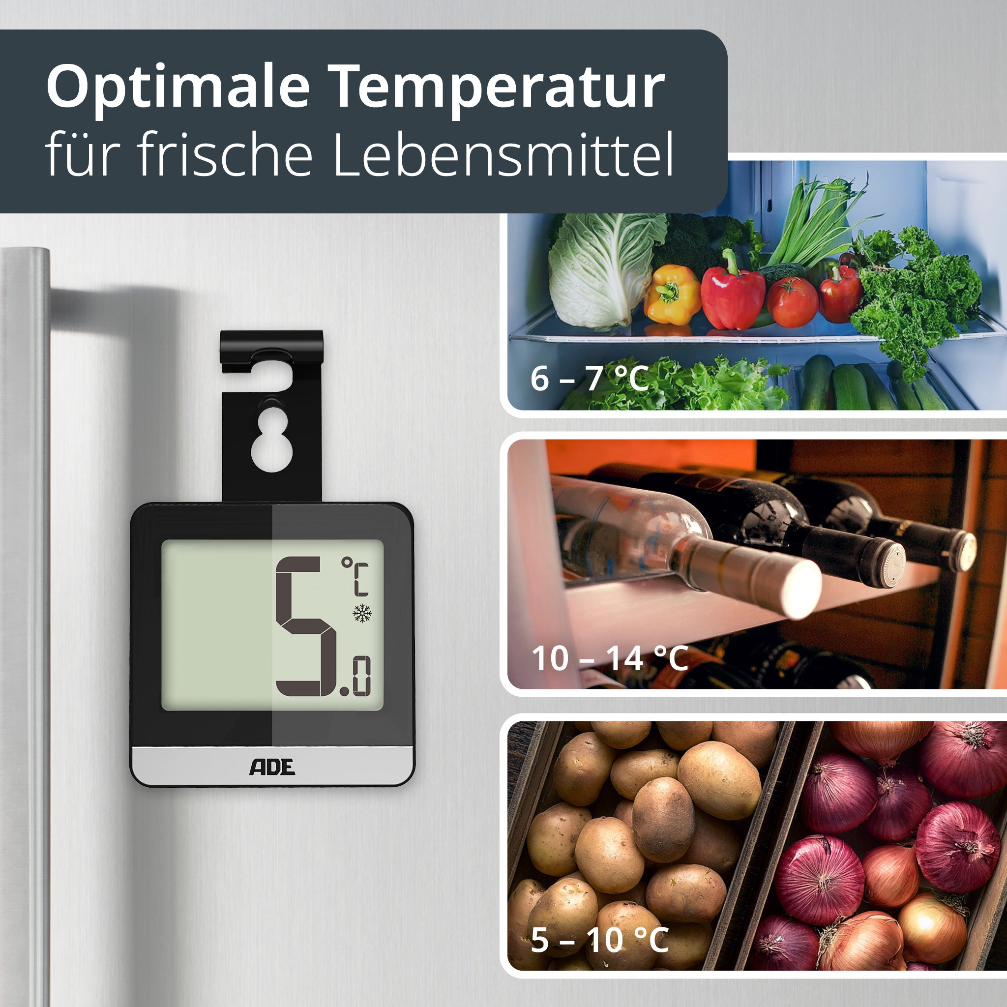 Digitales Kühlschrankthermometer