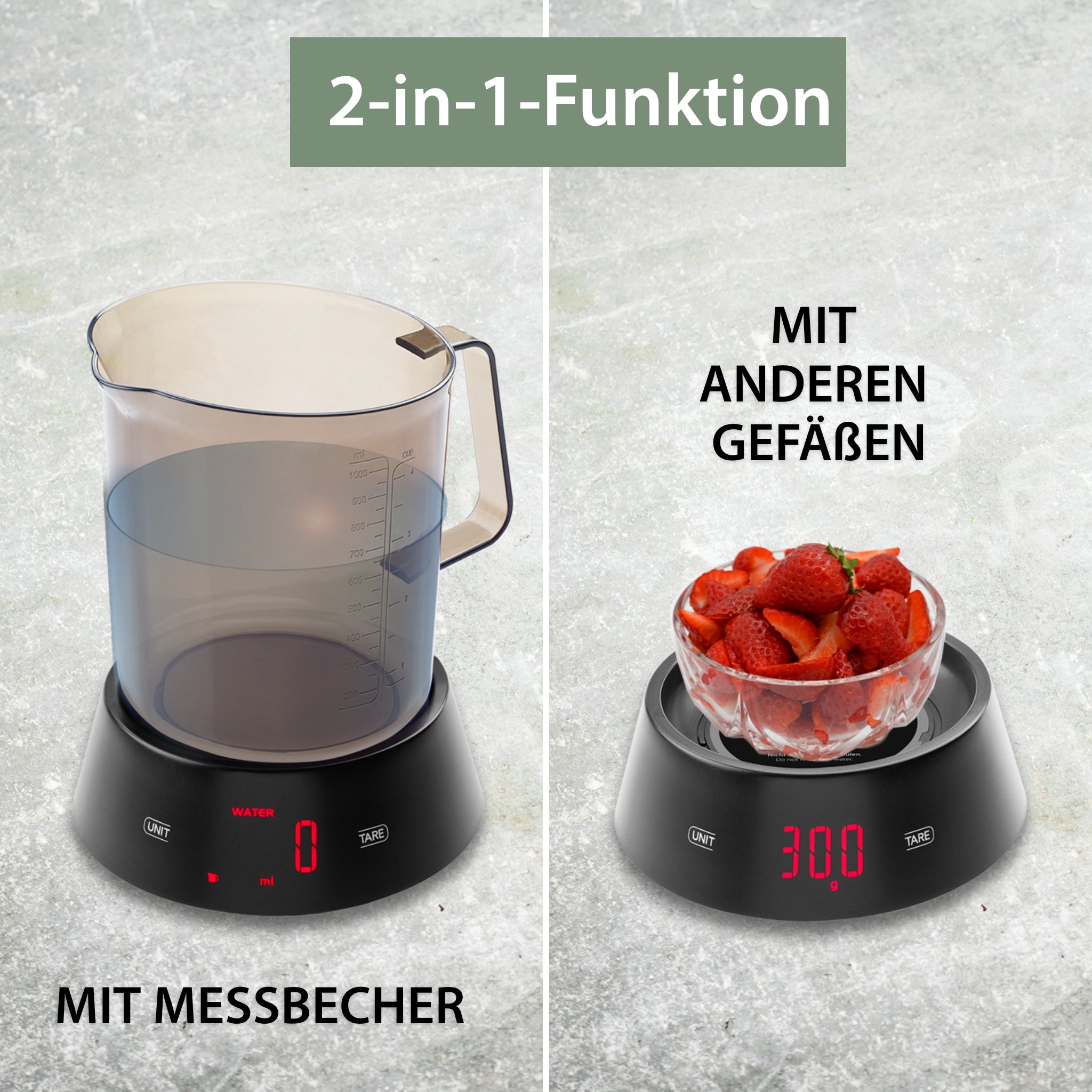 Digitale Messbecherwaage