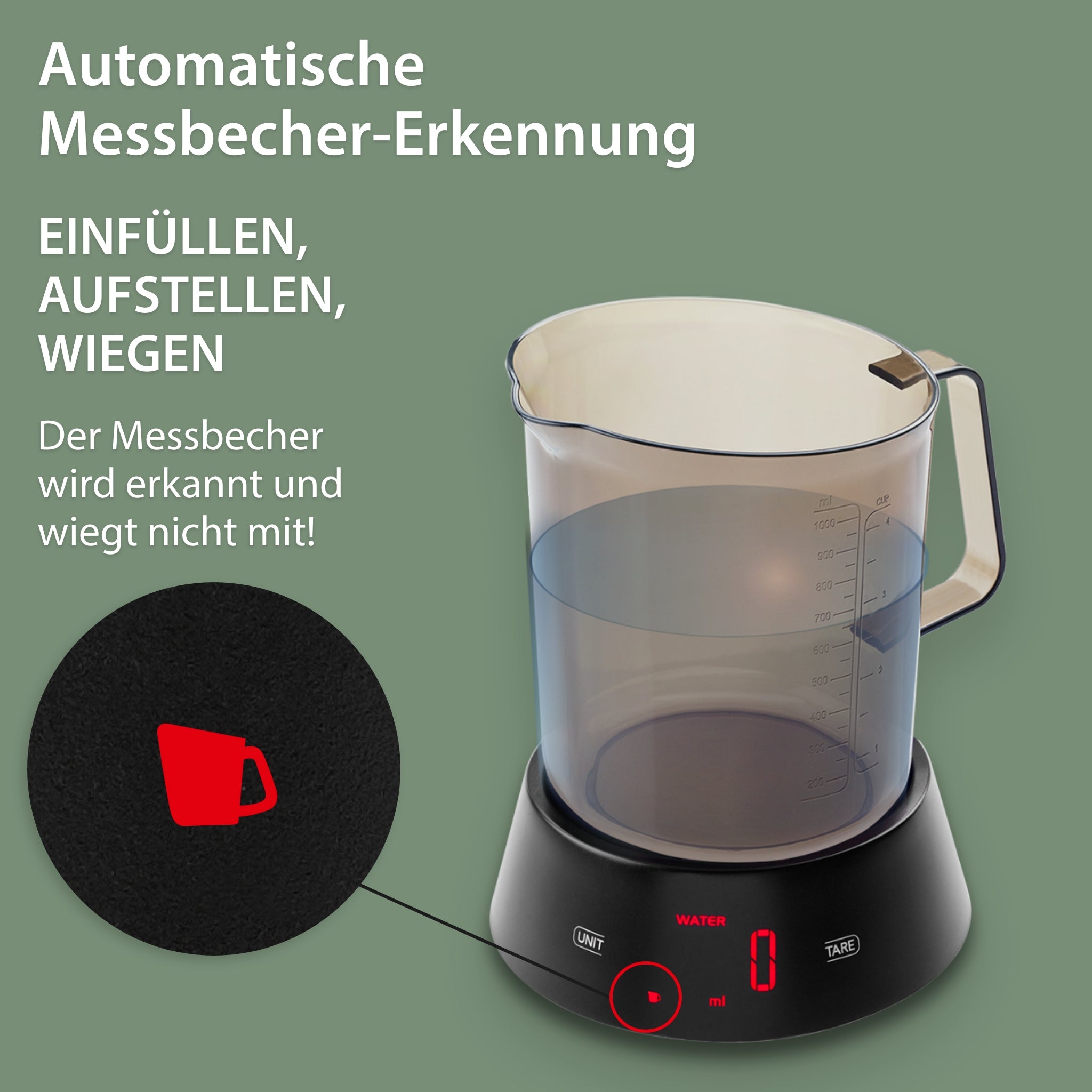 Digitale Messbecherwaage