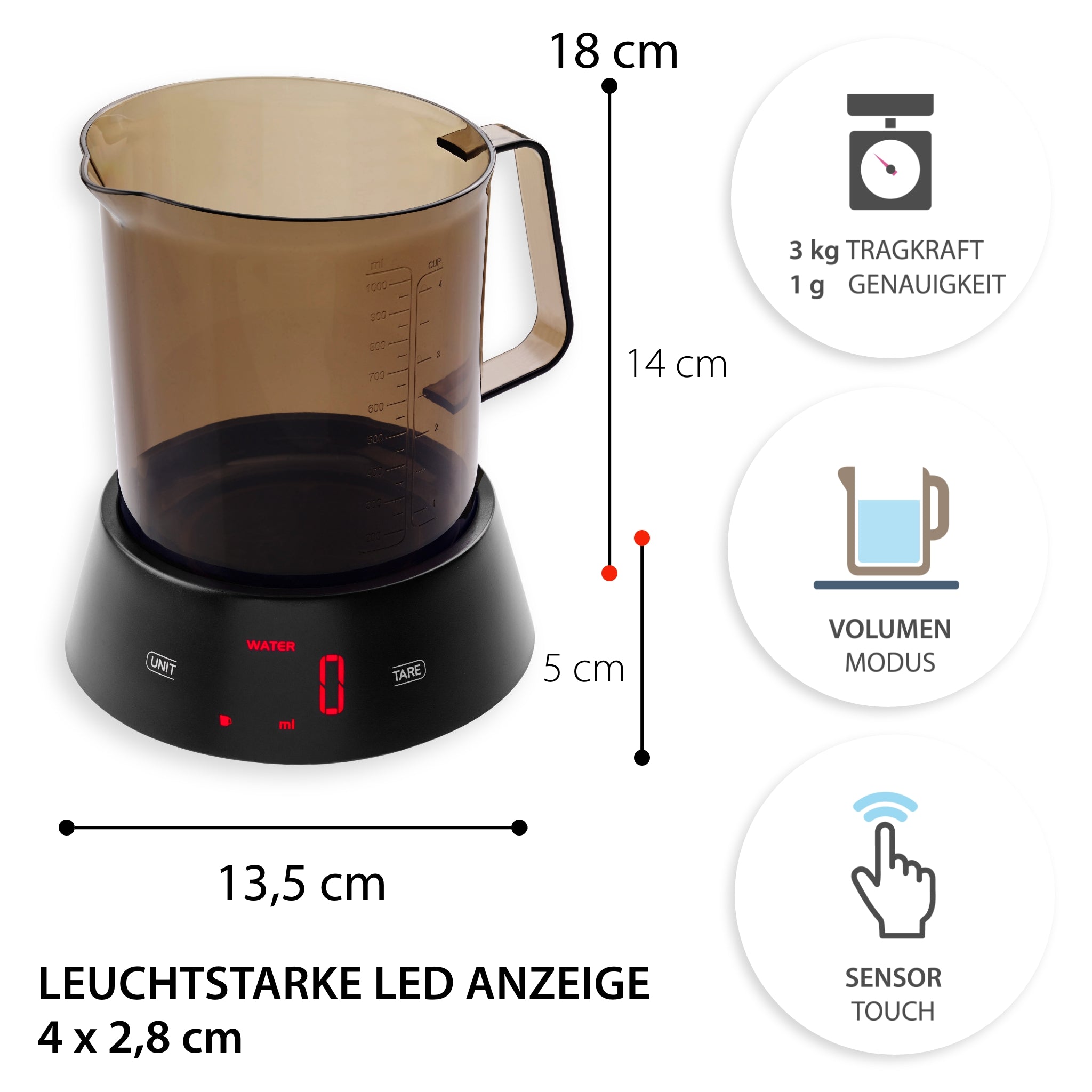 Digitale Messbecherwaage