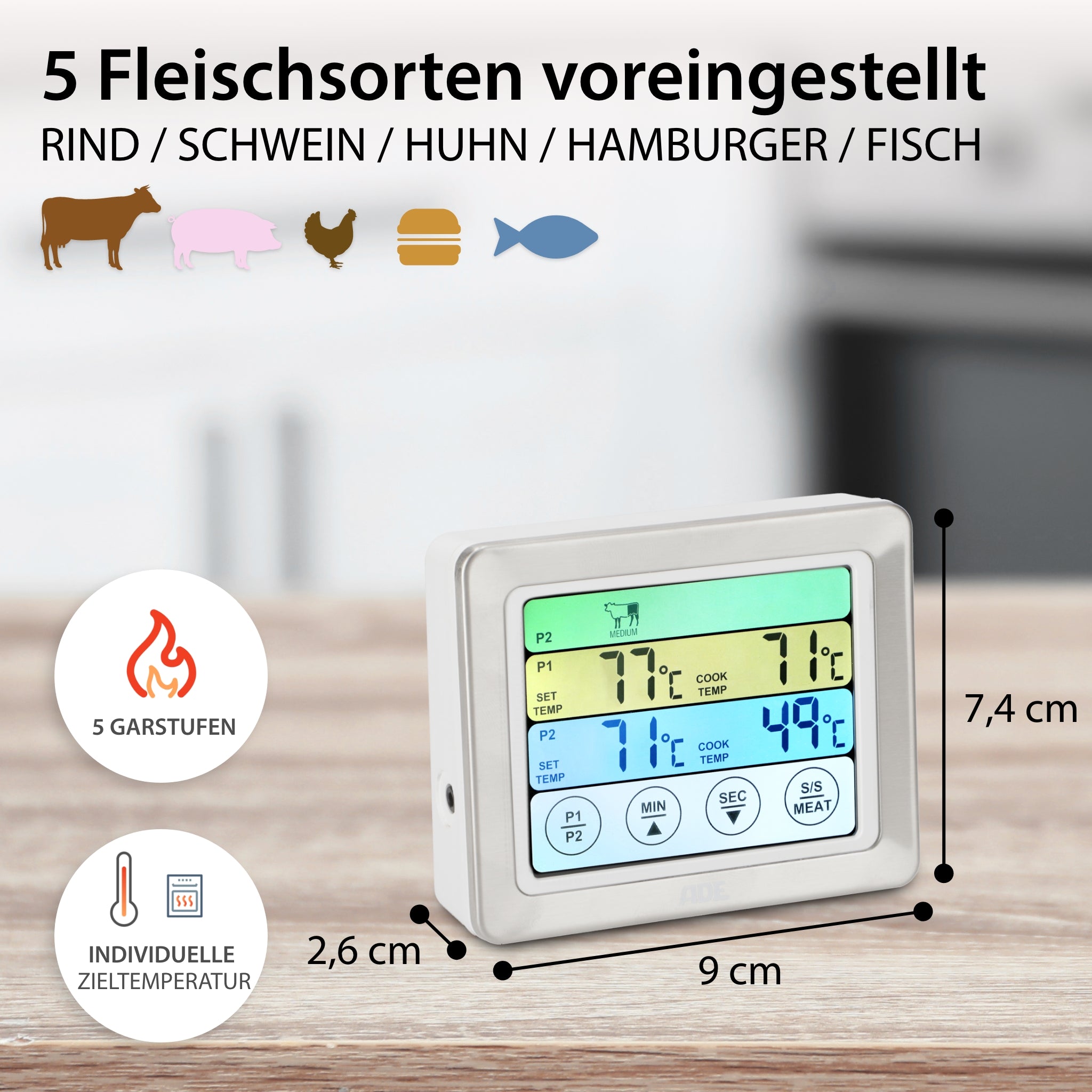 Digitales Bratenthermometer