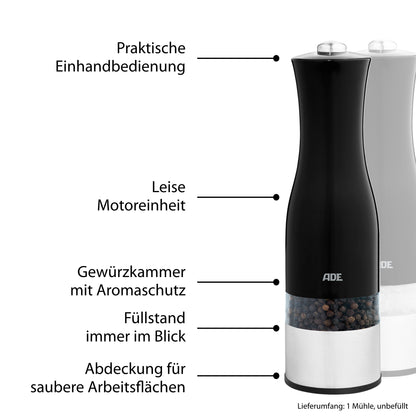Elektrische Salz- und Pfeffermühle