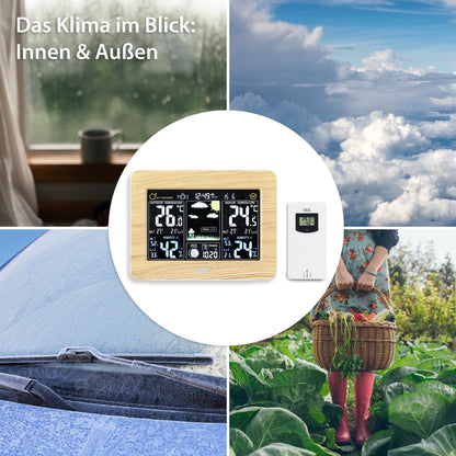 Funk-Wetterstation mit Außensensor