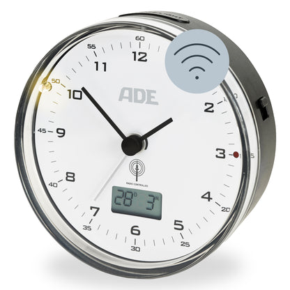 Analoger DCF-Funkwecker mit Temperatur Anzeige