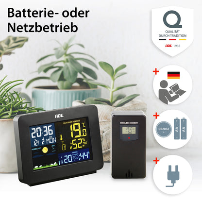 Wetterstation mit Funk-Außensensor