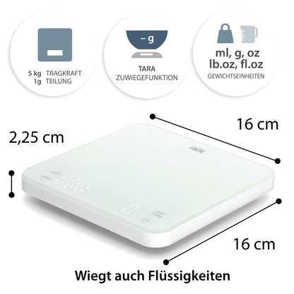 Digitale Kaffeewaage mit Timer