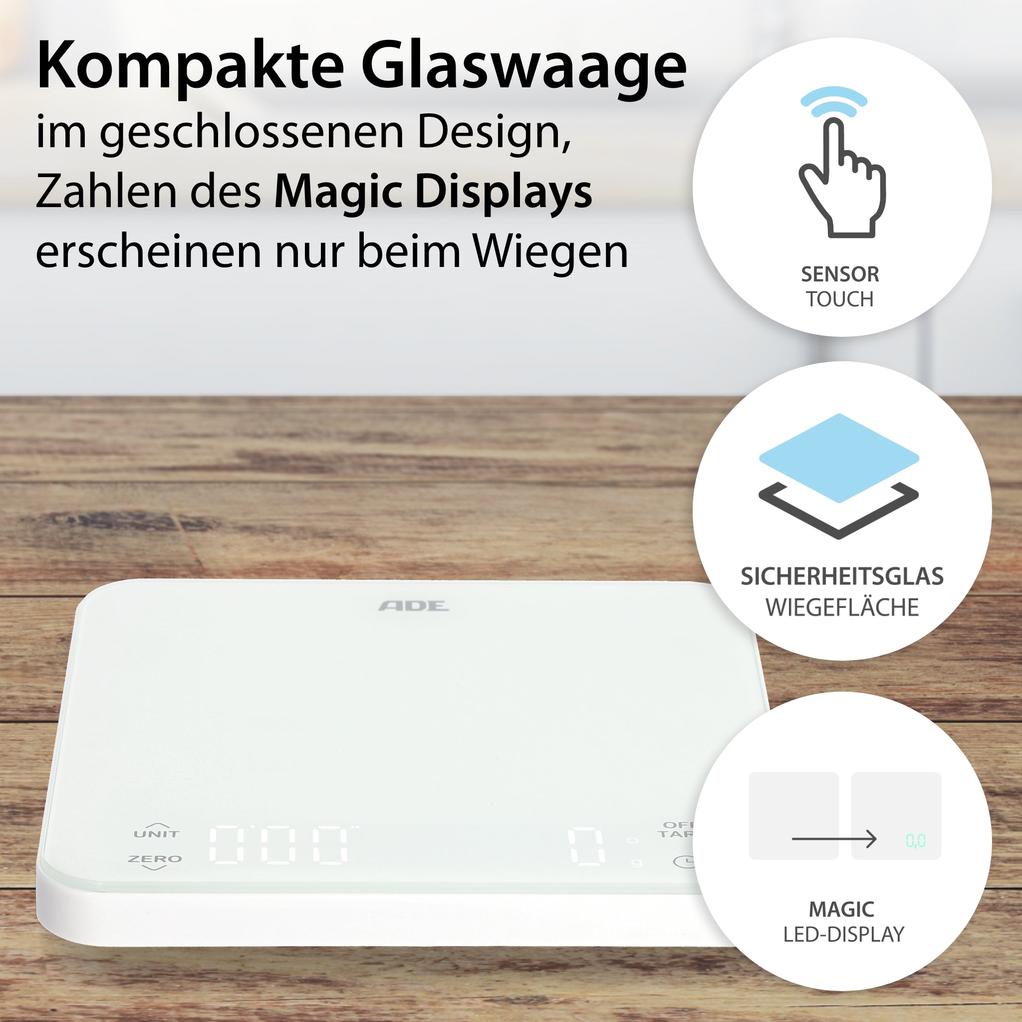 Digitale Kaffeewaage mit Timer