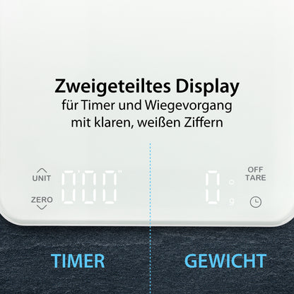 Digitale Kaffeewaage mit Timer