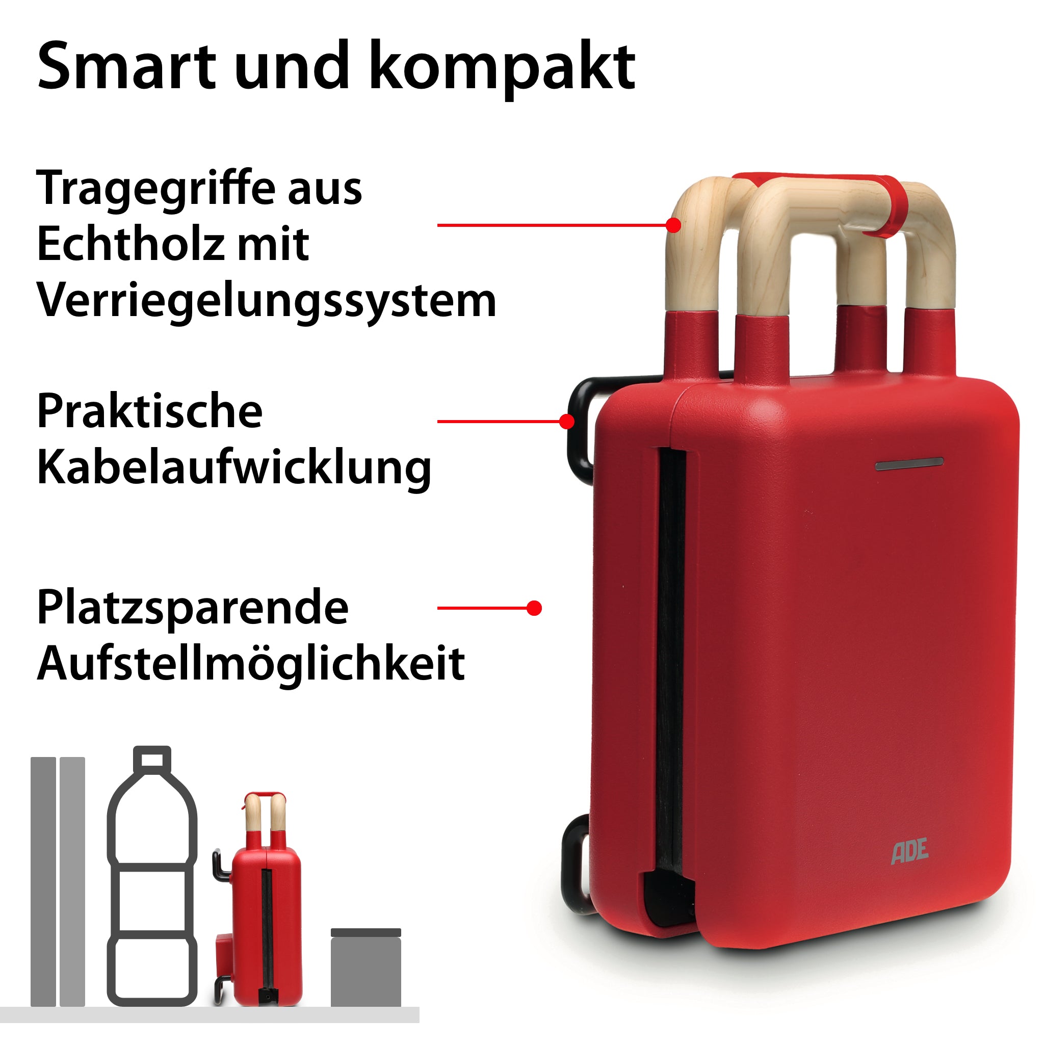 2-in-1 waffle iron with sandwich maker