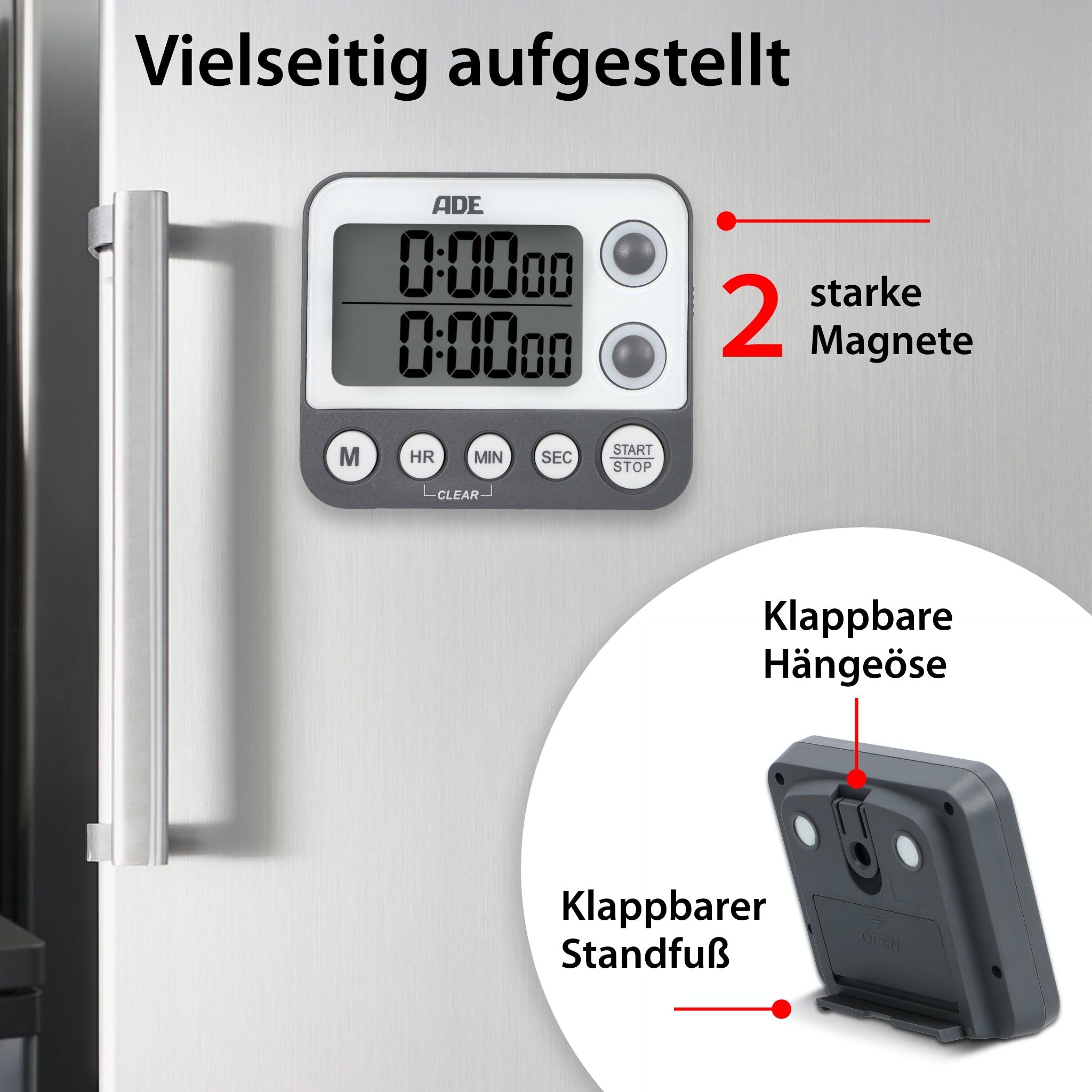 Digitaler Dual-Küchentimer