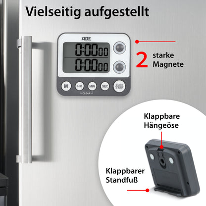 Digitaler Dual-Küchentimer