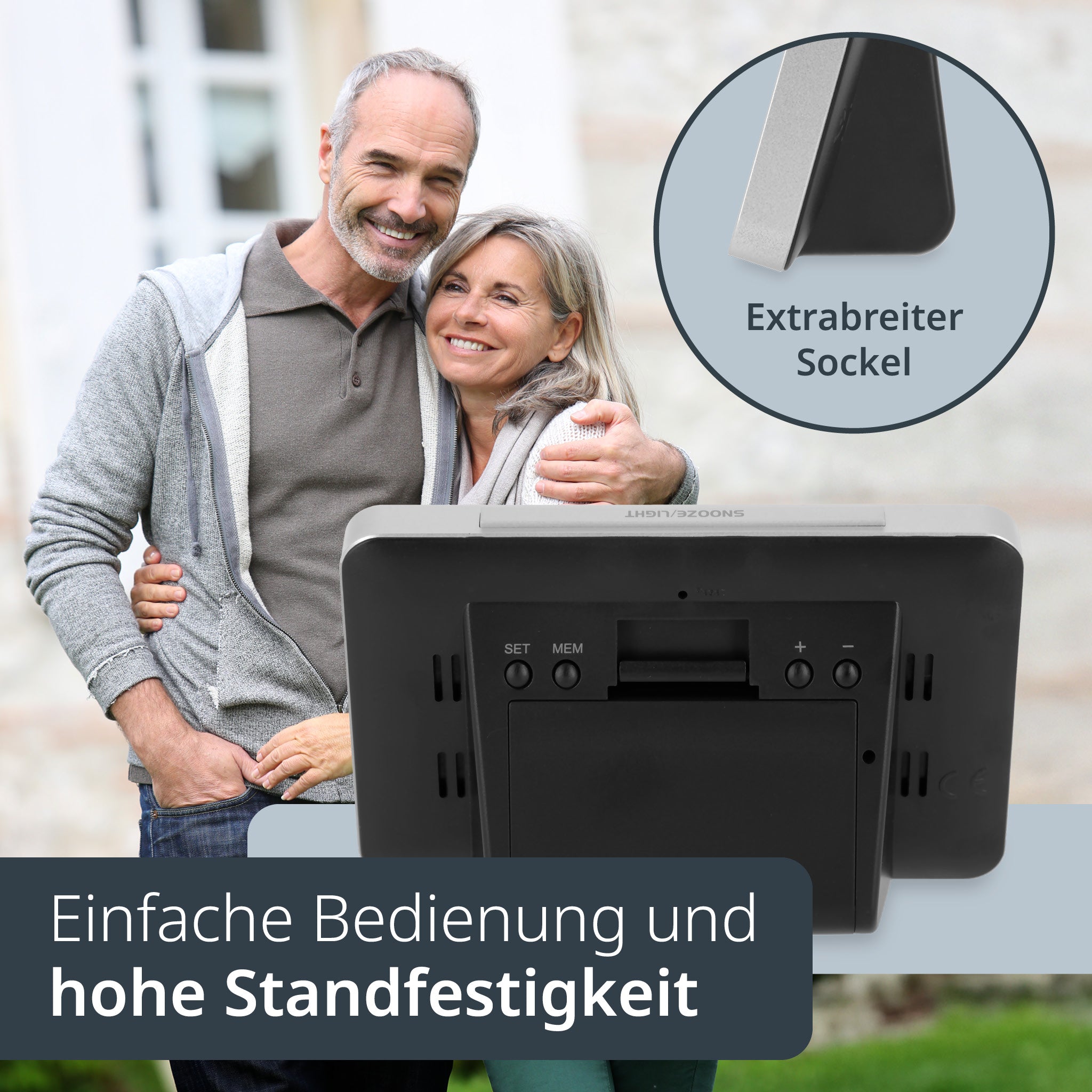 Wetterstation mit Funk-Außensensor