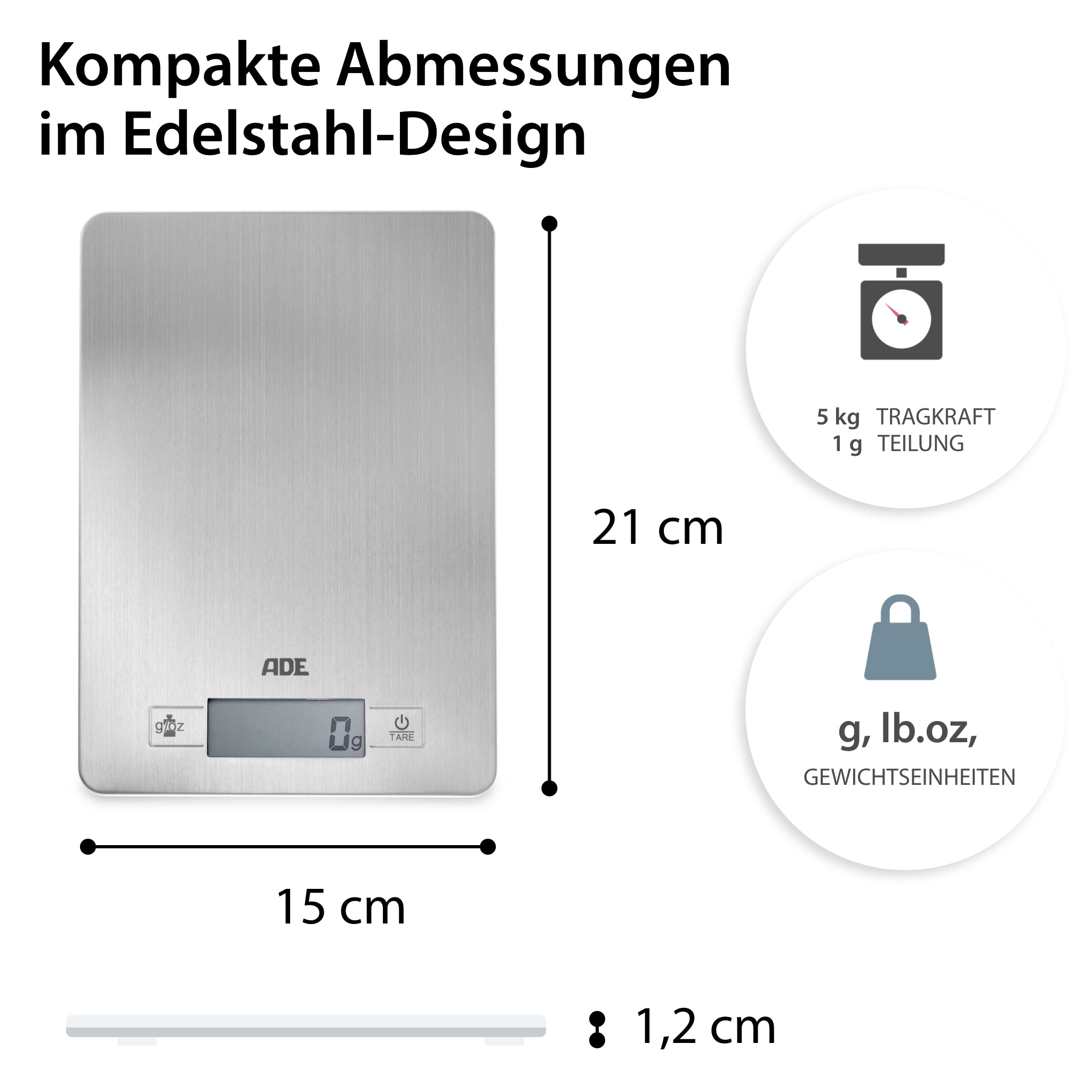 Digitale Küchenwaage Denise