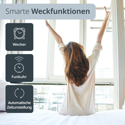 Digitale DCF-Funkuhr mit XXL-Ziffern