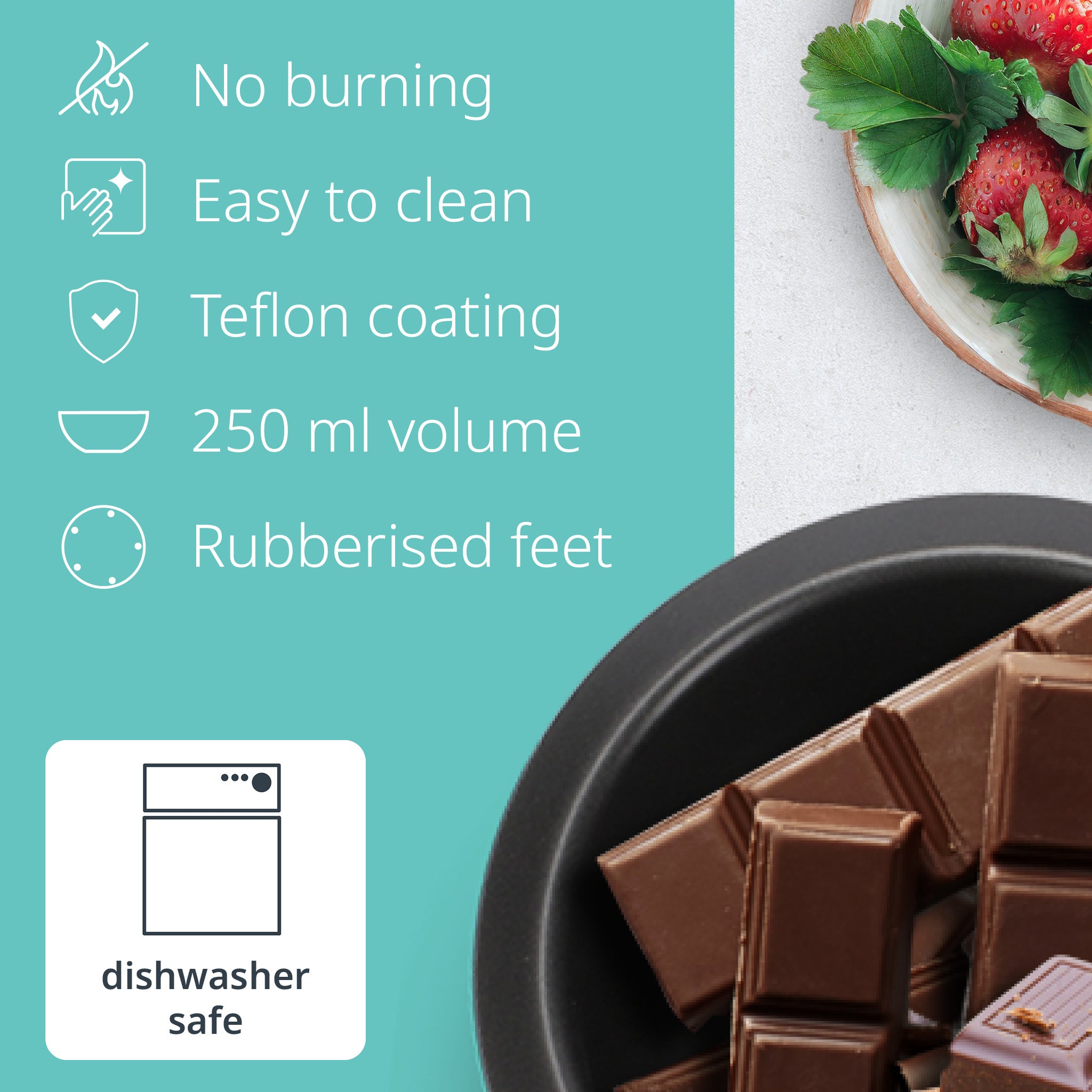 Electric chocolate fondue