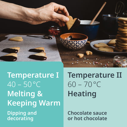 Electric chocolate fondue