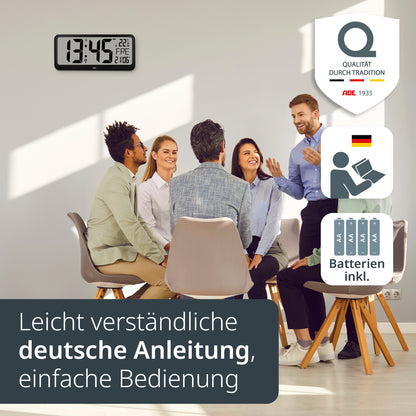 Digitale Funkuhr mit XXL-Anzeige