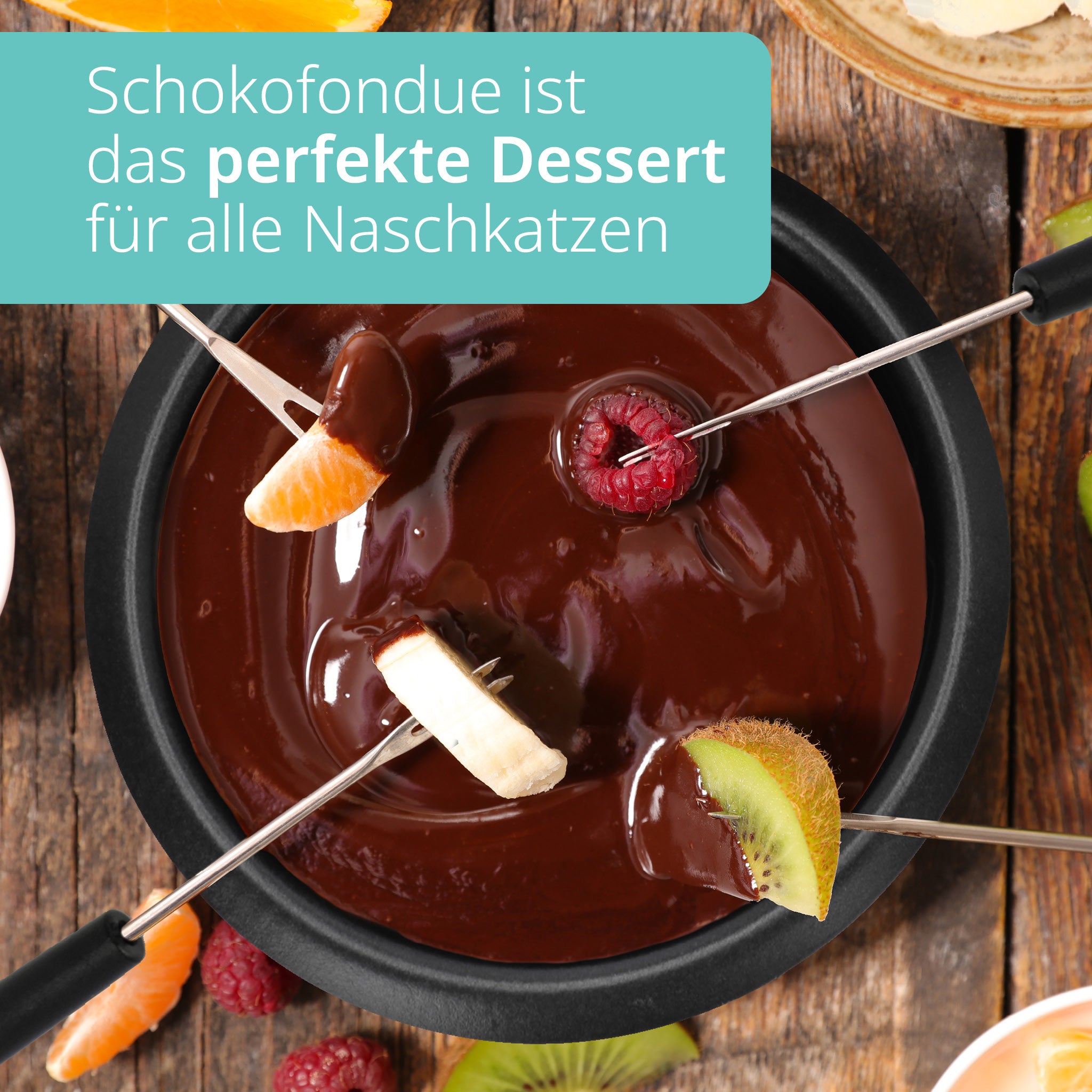 Elektrisches Schokoladen-Fondue