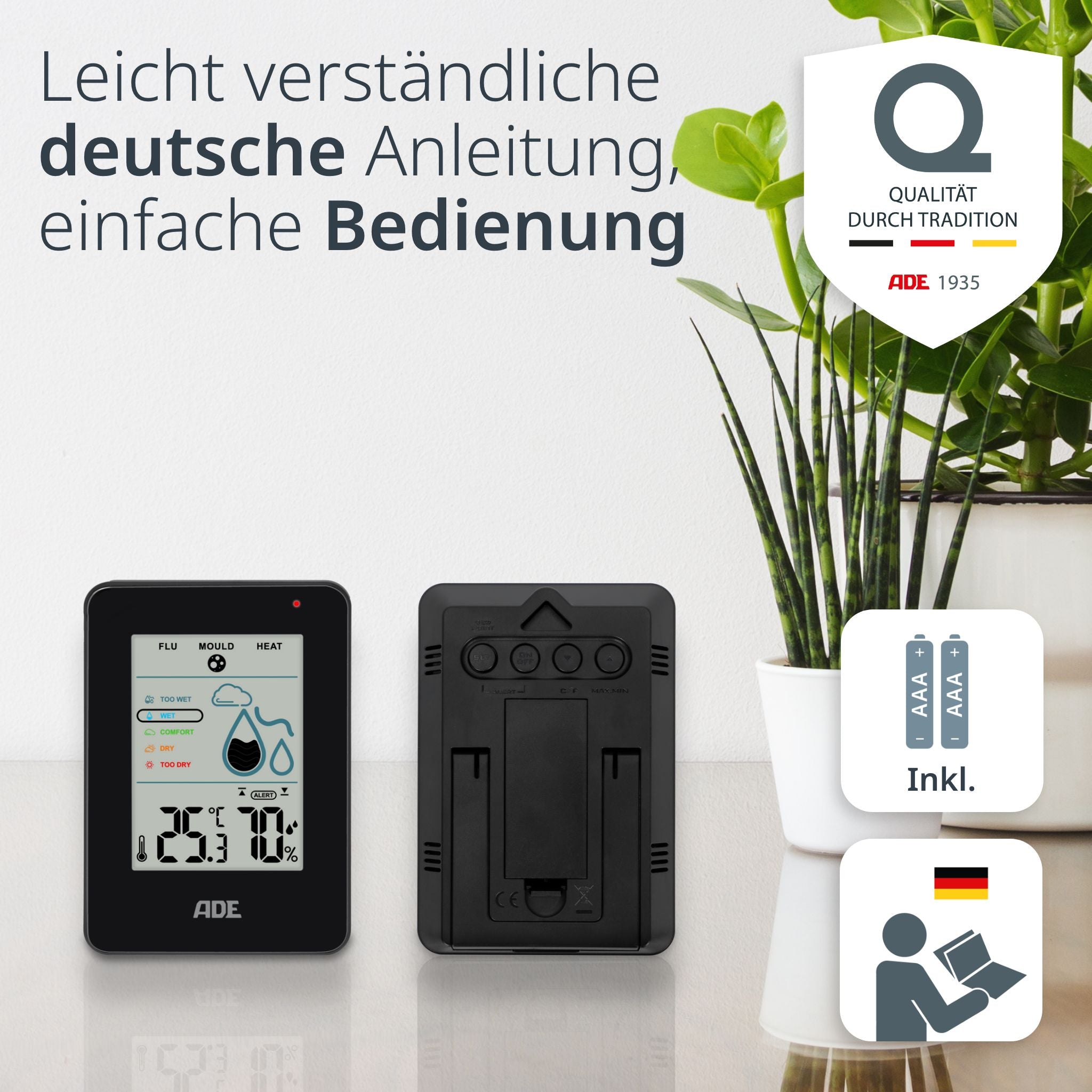 Digitales Thermo-/Hygrometer