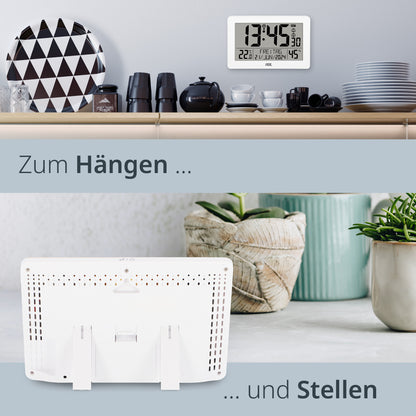 Digitale DCF-Funkuhr mit XXL-Ziffern