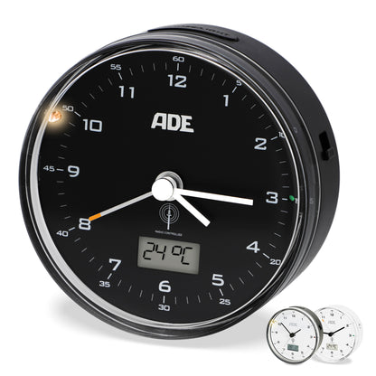 Analoger DCF-Funkwecker mit Temperatur Anzeige