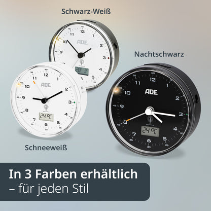 Analoger DCF-Funkwecker mit Temperatur Anzeige