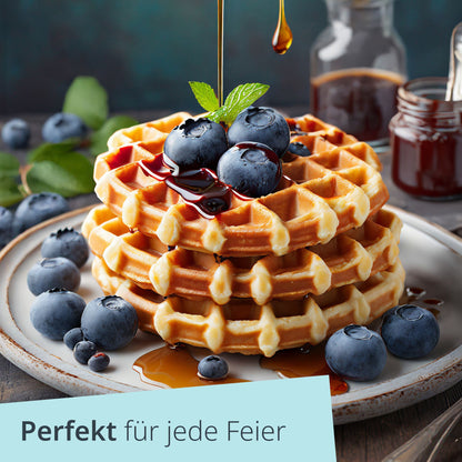 Mini waffle iron - round