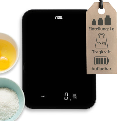 USB-aufladbare Küchenwaage Tessa
