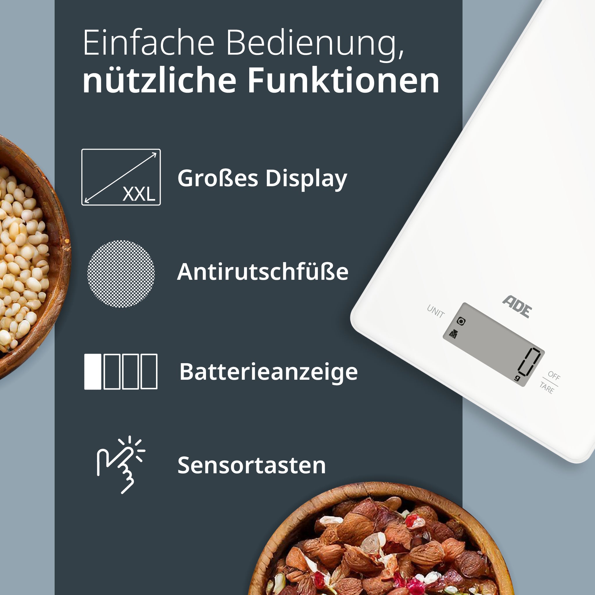 Digitale Küchenwaage Julia