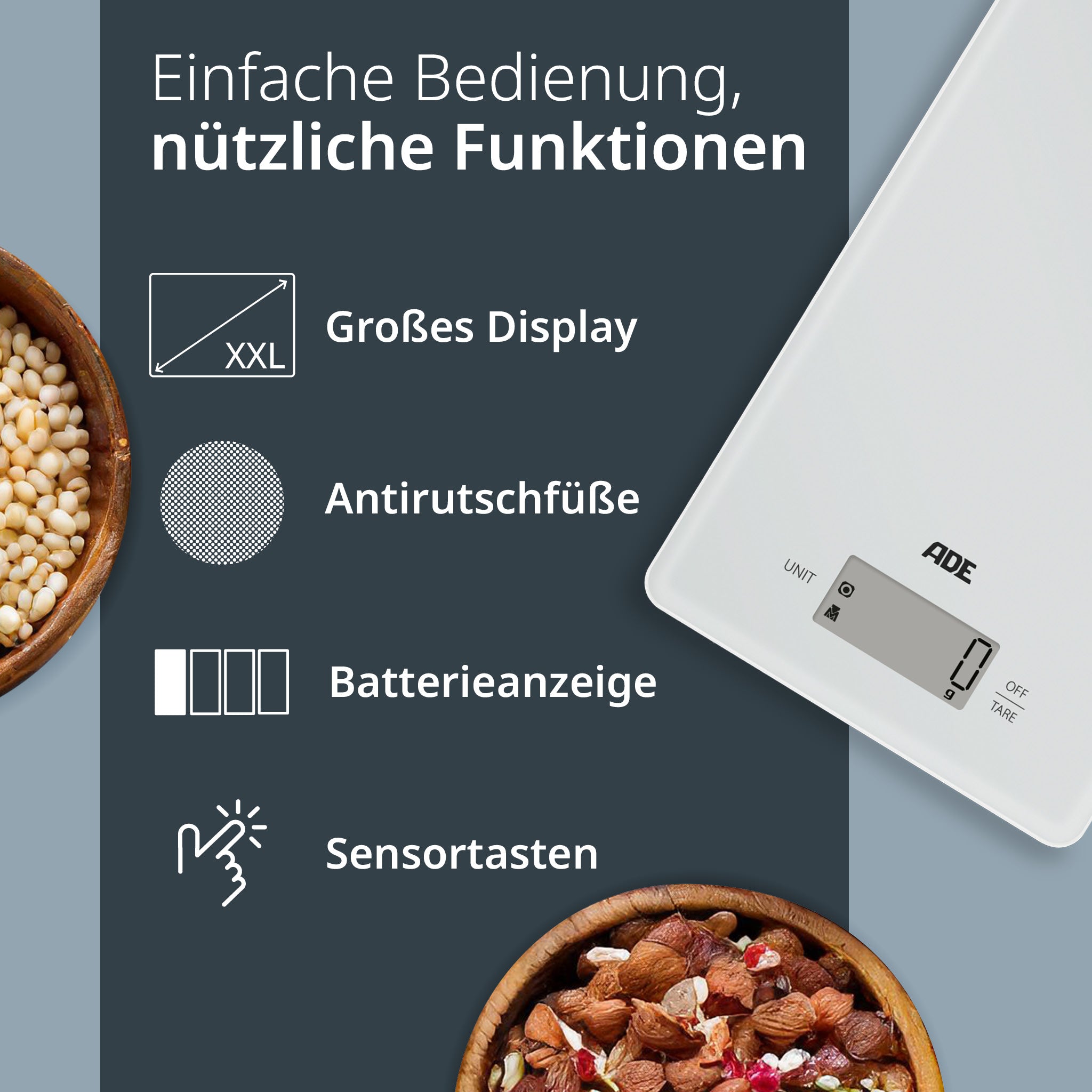 Digitale Küchenwaage Julia