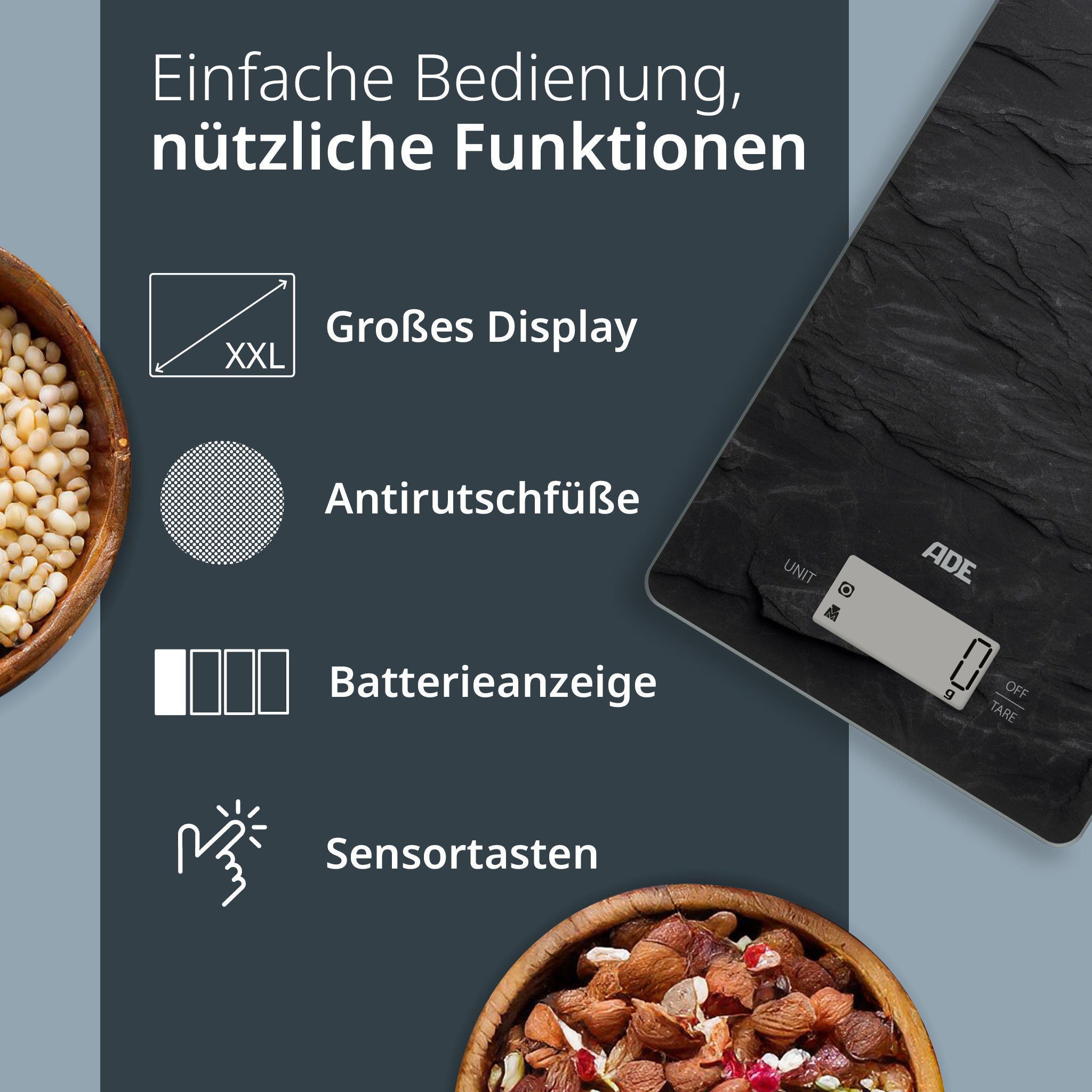 Digitale Küchenwaage Julia