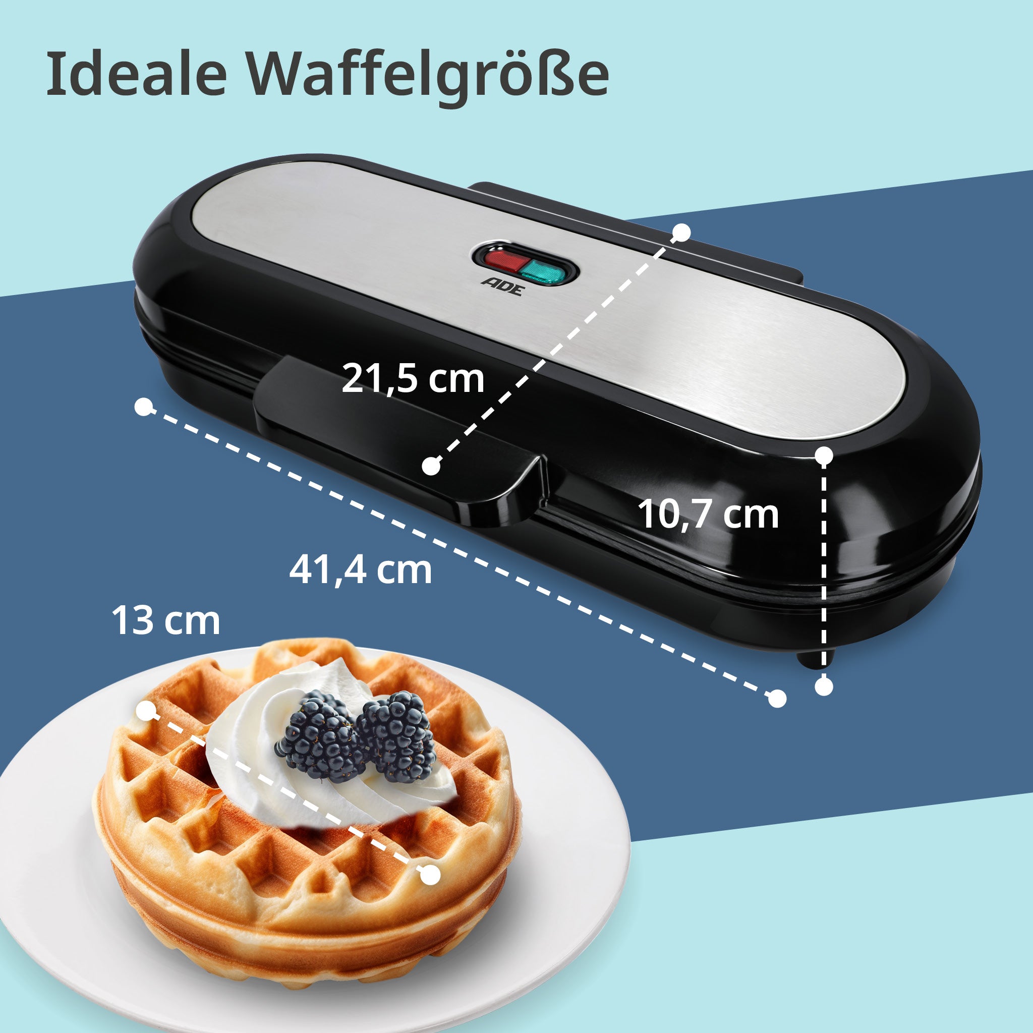 XXL waffle iron