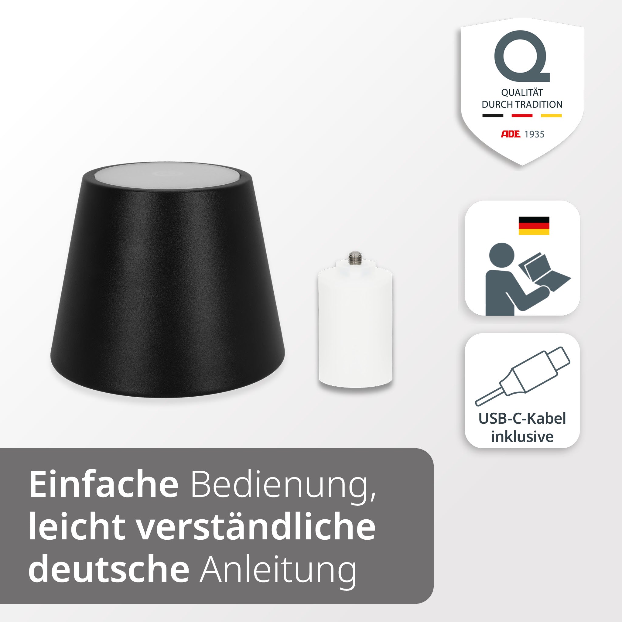 2-in-1 table/bottle lamp