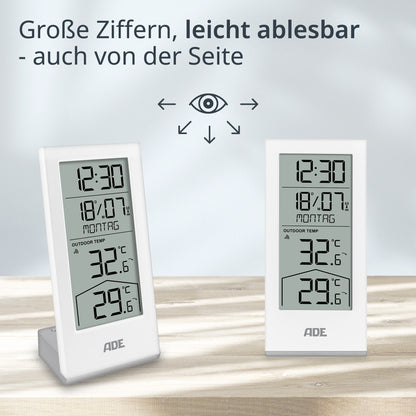 Wetterstation mit Funk-Außensensor