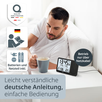 Digitale Funkuhr mit Projektion