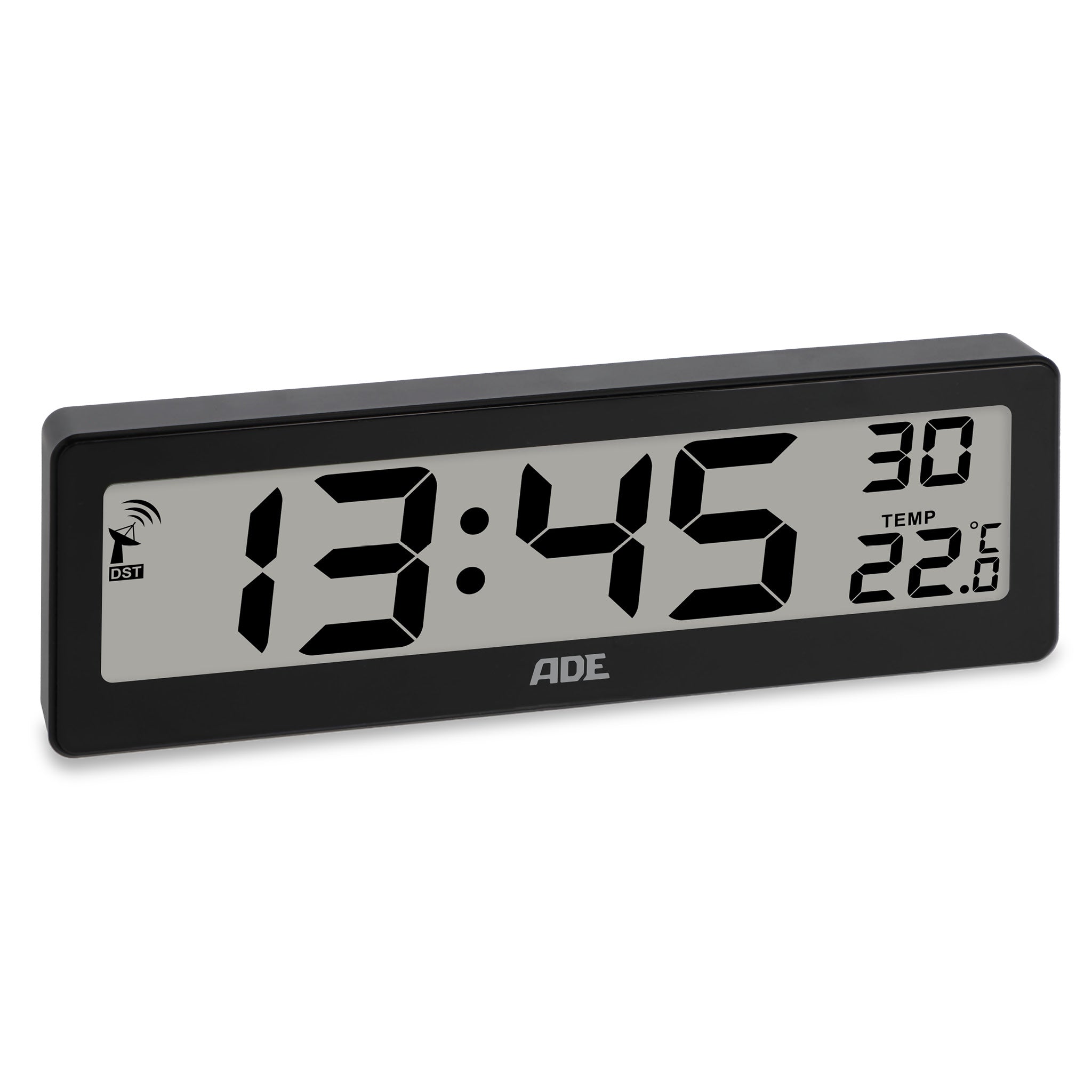 Digitale DCF-Funkuhr mit XXL-Ziffern