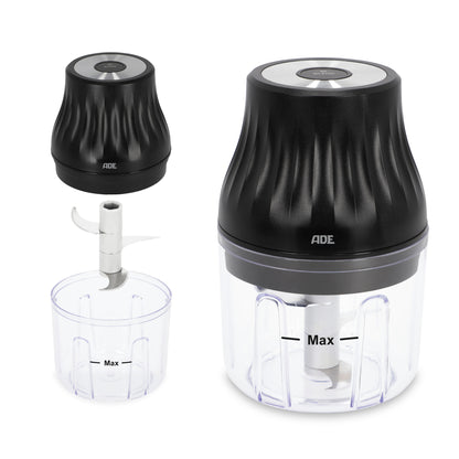 Electric mini chopper with battery