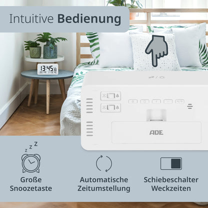 Große digitale Tisch-/Wanduhr