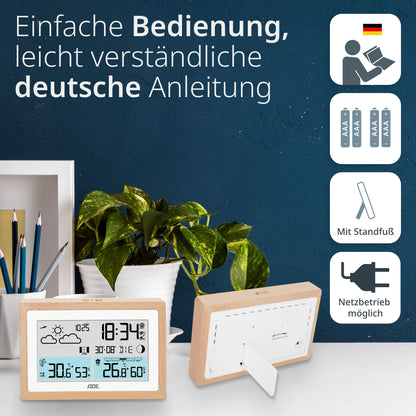 Wetterstation mit Funk-Außensensor